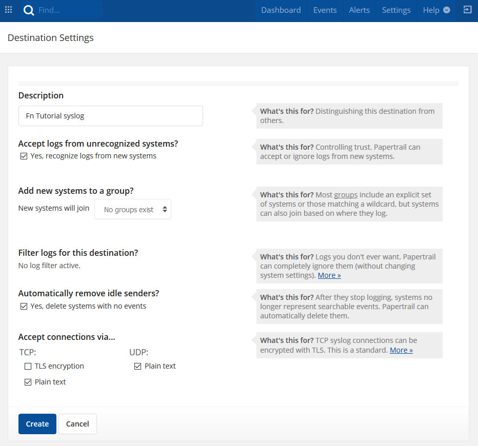 Create Dialog